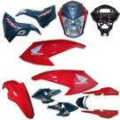 Kit Carenagem Cg Fan 160 Vermelho Cor de Fan 2016 até 2021 Modelo 2022 Completo Kit Carenagem Cg Fan 160 Vermelho Cor de Fan 2016 até 2021 Modelo 2022 Completo