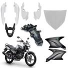 Kit carenagem completo traseiro dianteiro factor 150 branco 2020 2021 2022