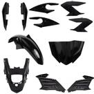 Kit carenagem completo traseiro fazer 150 preto brilho 2020 2021 2022 2023 2024