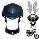 Kit Carenagem Frontal Cg Titan Modelo 150 2014 2015 Máscara Par de Bananinha Aranha do Painel