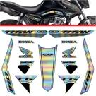 Kit Carenagem Holográfico Honda CG Titan 160 anos 2023 2024 cromo