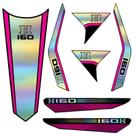 Kit Carenagem Holográfico Honda CG Titan 160 anos 2023 2024 PINK Kit Carenagem Holográfico Honda CG Titan 160 anos 2023 2024 PINK