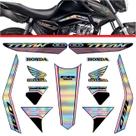 Kit Carenagem Holográfico Honda CG Titan 160 anos 2023 2024 ROSA Kit Carenagem Holográfico Honda CG Titan 160 anos 2023 2024 ROSA