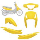 Kit Carenagem Moto Honda Biz 125 KS ES 2006 2007 2008 2009 2010 4 Peças Pro Tork Substituição Alta Resistência