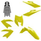 Kit Carenagem Moto Honda Bros 150 2009 a 2011 5 Peças Pro Tork Substituição Alta Resistência