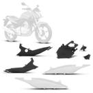 Kit Carenagem Moto Honda CB 300R 2010 a 2012 3 Peças Cromo Forte Substituição Alta Resistência