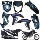 Kit carenagem nxr bros 160 2022 / 2024 completo novo / asa do tanque tampa lateral frente frontal paralama rabeta traseira Kit carenagem nxr bros 160 2022 / 2024 completo novo / asa do tanque tampa lateral frente frontal paralama rabeta traseira