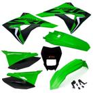Kit Carenagem Plástico Biker Elite C/ Adesivos Farol X-Cell Honda Crf 230