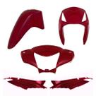Kit carenagem pro tork biz 125 2007/2008 vermelho guarau
