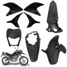 Kit Carenagem Traseiro Lateral Dianteiro Honda Xre 300 Preto Brilho 2010 2011