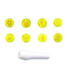 Kit carimbo animais amarelo bluestar