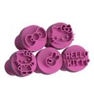 Kit Carimbo Marcador Brigadeiros HELLO KITTY Molde Festa Confeitaria Aniversario Brigadeiro