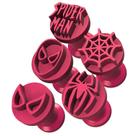 Kit Carimbo Marcador Brigadeiros HOMEM ARANHA SPIDER MAN Molde Festa Confeitaria Aniversario Brigadeiro