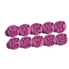 Kit Carimbo Marcador Brigadeiros NUMERAIS MICKEY Molde Festa Confeitaria Aniversario Brigadeiro