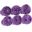 Kit Carimbo Marcador Brigadeiros SPIDER MAN HOMEM ARANHA Molde Festa Confeitaria Aniversario Brigad
