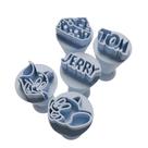 Kit Carimbo Marcador Brigadeiros TOM E JERRY Molde Festa Confeitaria Aniversario Brigadeiro