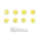 Kit Carimbos Baby para Artesanato e Confeitaria 1,5cm Blue Star - 9 Peças