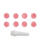 Kit Carimbos dinossauro Blue Star rosa