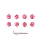 Kit Carimbos heróis rosa bebê Blue Star Kit Carimbos heróis rosa bebê Blue Star
