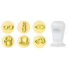 Kit Carimbos Masculinos Am 2cm Bluestar