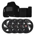Kit Carlota Esportiva Nitro 13 Preta Fosca + Tapete Palio G3