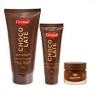 Kit Carmed Chocolate: Hidratante Corporal 150g, Creme Para Mãos 40g e Máscara Labial 8g