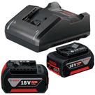 Kit carregador 18V bivolt 4.0A + 02 bateria 4.0Ah - BOSCH