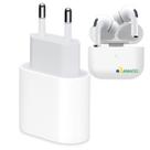 Kit Carregador 20W Turbo com Fone Bluetooth Pro Sem Fio para Smartphone Kit Carregador 20W Turbo com Fone Bluetooth Pro Sem Fio para Smartphone