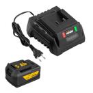 Kit Carregador + Bateria 5 Ah Vonder Para Ferramenta Linha Intercambiável Convencional