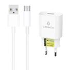 Kit Carregador compatível com Asus Max Shot _ Cabo Micro USB V8 e Fonte