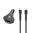 Kit Carregador compatível com Veicular Tank e Cabo Dual Shock Tipo C Lightning Gshield