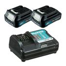 Kit Carregador DC10WD 12V + 2 Baterias 1.5ah BL1016 Makita Kit Carregador DC10WD 12V + 2 Baterias 1.5ah BL1016 Makita