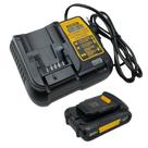 Kit Carregador DCB107-BR Bivolt e Bateria DCB201-B3 Compatível com Ferramenta DeWalt N462057 N869127