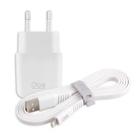 Kit Carregador de Parede USB 1A + Cabo Lightning 2,4A i2GO Branco - i2GO Basic - Compatível com Iphone e Ipad