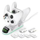 Kit Carregador Duplo Dock + 2 Bateria Compatível Xbox Series One X / S
