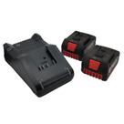 Kit Carregador GAL 18V-40 com 2un de Bateria GBA 4Ah 18V para Ferramentas Bosch 18V 1600A02RM8000