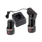 Kit Carregador GAL12V20 com 2 Bat. 12V 2Ah GBA12V Bosch
