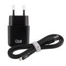 Kit Carregador I2Go 20W USB-C 1,5m 3A Preto