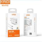 Kit Carregador Para Celular Cabo Tipo - C 1m + Fonte Tipo-c + Usb 35w Turbo kaidi KD-671CC