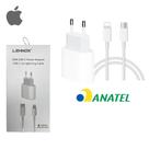 Kit Carregador Para Celular Ios Cabo Lightning 1m + Fonte Tipo-c 25w Turbo LE-357 Lehmox