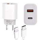 Kit Carregador Turbo 9.1 40W Entrada USB TipoC+Cabo Incluso