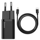 Kit Carregador Turbo PD 20W Super Si + Cabo Tipo-C para Lightning -Preto