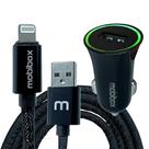 Kit Carregador Veicular Saída Usb + Cabo lightning - Ultra rápido - Original - Garantia 1 ano
