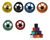 Kit Carretilha De Pipa 15cm E Linha Nylon 200 Jardas 0.40