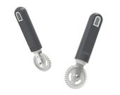 Kit Carretilhas para fechar massas salgados pastel ravioli tortei 15cm - 6 unidades