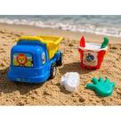 Kit Carrinho Cacamba Infantil Balde 7 Pecas Brinquedo Criativo Resistente Seguro