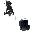 Kit Carrinho de Bebê Chicco Compacto One4ever Lounge + Bebê Conforto Kory - 4087109910000K