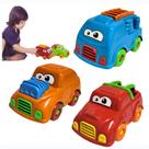 Kit Carrinho Educativo Bebe Menino Brinquedo Presente Mini Frota Menina Presente Criancas