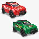 Kit Carrinho Pick Up Force Bombeiro + Selva Camionete Carro Roda Livre Menino Menina
