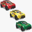 Kit Carrinho Pick Up Force Rally + Praia Camionete + Selva Carro Roda Livre Menino Menina